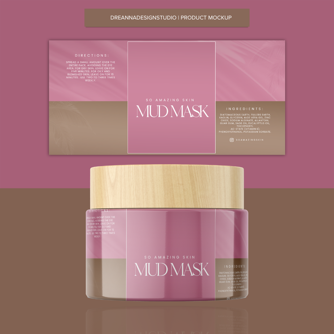 Product Label + Mockup